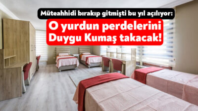 Gebze Teknik Üniversitesi öğrencilerinin kullanması için yapılan ve müteahhidinin işi