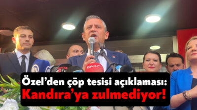 CHP Genel Başkanı Özgür Özel, Mehmet Ali Paşa’da resmi açılışı