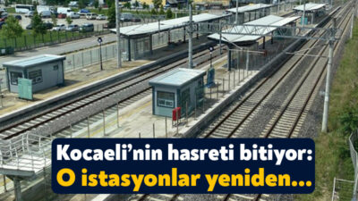 Kocaeli’de uzun zamandır kapalı durumda olan İzmit 42 Evler Tren