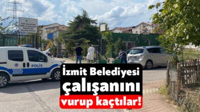 Kocaeli’nin İzmit ilçesinde belediyeye ait deponun bahçesinde çalışan M.G.'yi pompalı