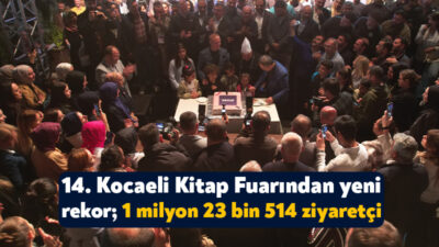 14. Kocaeli Kitap Fuarı kapılarını kapatırken bu yıl fuarı 1