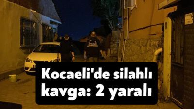 Kocaeli'nin İzmit ilçesinde bir evde 4 kişi arasında çıkan silahlı