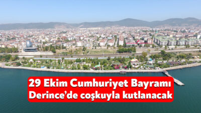 Derince Belediyesi 29 Ekim Cumhuriyet Bayramı’nı coşku içerisinde kutlamak için