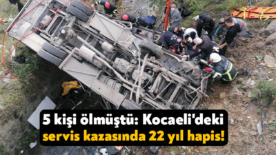 Kocaeli'nin Gebze ilçesinde bir kadın ve 4 öğrencinin hayatını kaybettiği,