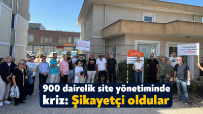 Kocaeli'de bir sitenin sakinleri, yönetimin ihtiyaçlarını karşılamadığı iddiasıyla şikayetçi oldu.
