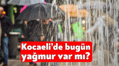 Meteoroloji Genel Müdürlüğü Kocaeli’nin günlük hava tahmin raporunu yayınladı. Meteorolojinin