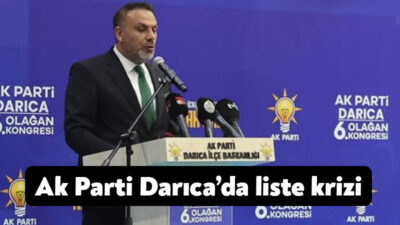 AK Parti Darıca İlçe Teşkilatı, 6’ncı Olağan İlçe Kongresi’ni bugün