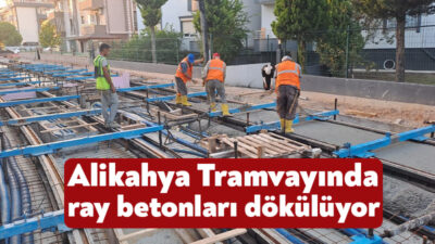 Toplam uzunluğu 3,8 km olan Alikahya Stadyum Tramvay Hattı projesinde
