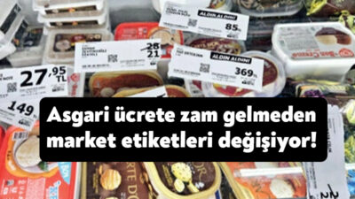 Geçtiğimiz yıl market raflarında etiketler aynı gün içinde bile değişmiş