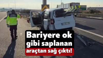 Kuzey Marmara Otoyolu’nda bugün sabah saatlerinde meydana gelen trafik kazasında