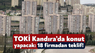 Toplu Konut İdaresi’nin Kandıra’ya yapacağı 85 konut ve iki adet