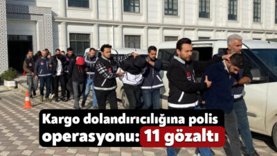 E-ticaret siteleri üzerinden gerçekleştirilen kargo dolandırıcılığına yönelik Kocaeli, İstanbul ve