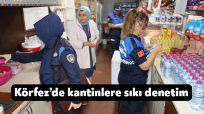 Körfez Belediyesi Zabıta Müdürlüğü ekipleri, Büyükşehir Zabıtası ile birlikte ilçedeki