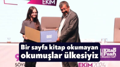 Kitap Fuarında gerçekleşen söyleşilerde yazar Hayati İnanç, psikolog Dr. Acar
