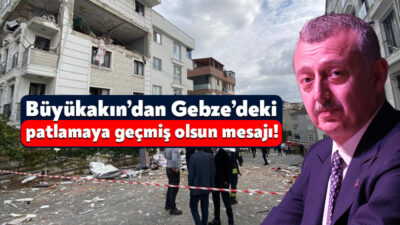 Kocaeli Büyükşehir Belediye Başkanı Tahir Büyükakın Gebze’deki bir apartmanda meydana