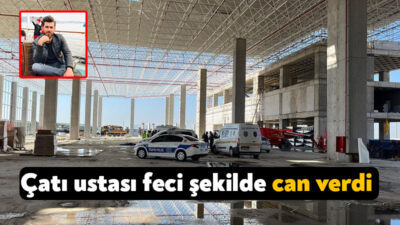 Kocaeli'nin Çayırova ilçesinde lojistik deposunun çatısından beton zemine düşen 41