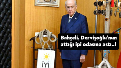 İYİ Parti Genel Başkanı Müsavat Dervişoğlu’nun grup toplantısında MHP Lideri