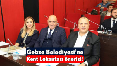 Gebze Belediyesi’nin ekim ayı meclis toplantısında İYİ Partili meclis üyeleri