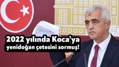 DEM Parti Kocaeli Milletvekili Ömer Faruk Gergerlioğlu yenidoğan çetesini iki