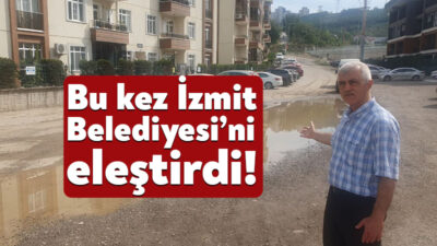 DEM Parti Kocaeli Milletvekili Ömer Faruk Gergerlioğlu İzmit Belediyesi’ni eleştirdi.