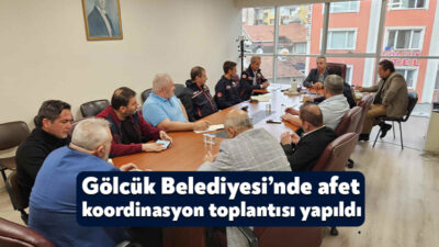 Gölcük’te, Türkiye Afet ve Müdahale Planı doğrultusunda, ilçe afet planını