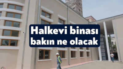 Tarihiyle İzmit’in simge yapıları arasında yer alan Halkevi binası yaklaşık