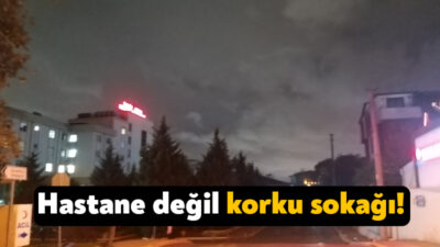 İzmit’te yer alan Seka Devlet Hastanesi’nde büyük bir aydınlatma sorunu