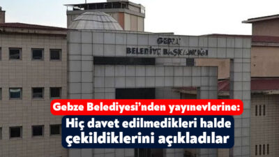 Gebze Belediyesi, kitap fuarına katılmaktan vazgeçen yayınevleriyle ilgili açıklama yaptı.