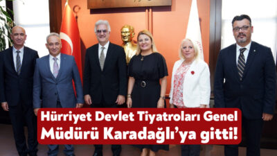 İzmit Belediye Başkanı Fatma Kaplan Hürriyet Devlet Tiyatroları Genel Müdürü