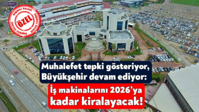 Kocaeli’de büyükşehir belediyesinin kiraladığı araçlar muhalefet tarafından tepkilere neden olmaya
