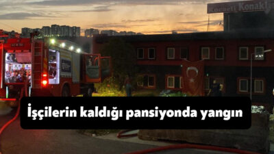 Kocaeli'nin İzmit ilçesinde işçilerin kaldığı pansiyonda yangın çıktı. 3 işçinin