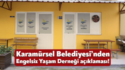 Karamürsel Belediyesi Engelsiz Yaşam Derneği ve engelli anneleri kurslarına dair