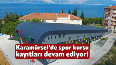Karamürsel Özcan Özalgın Yüzme Havuzu ve Spor Kompleksinde kayıtlar devam