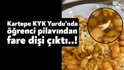 Kocaeli’nin Kartepe ilçesinde bulunan KYK’ya bağlı Kartepe Öğrenci Yurdu’nda yaşanan