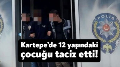 Kocaeli'nin Kartepe ilçesinde 12 yaşındaki bir çocuğu istismar ettiği için