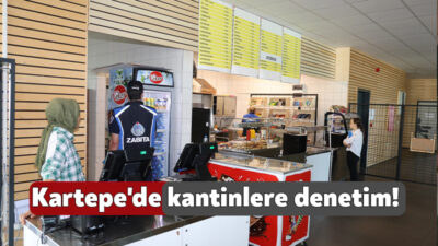 Kartepe Belediyesi Zabıta Müdürlüğü ekipleri, yeni eğitim ve öğretim yılının