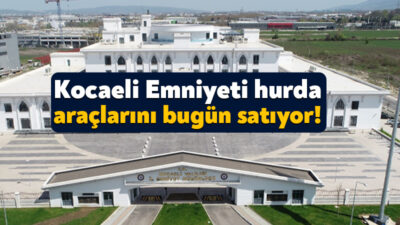 Kocaeli İl Emniyet Müdürlüğü 58 adet aracı satmak için 18