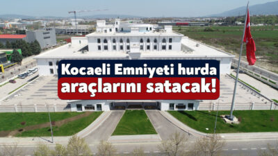 Kocaeli İl Emniyet Müdürlüğü 58 adet aracı satmak için 18