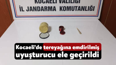 Kocaeli'de son bir haftada yapılan operasyonda tereyağına emdirilmiş uyuşturucu ele