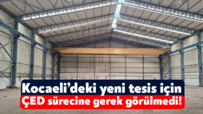 Cunova Kalıp Servis Sanayi ve Ticaret Şirketi metal kaplama tesisi