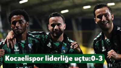 Trendyol 1. Lig’in 8. haftasında İstanbulspor, sahasında karşılaştığı Kocaelispor’a 3-0