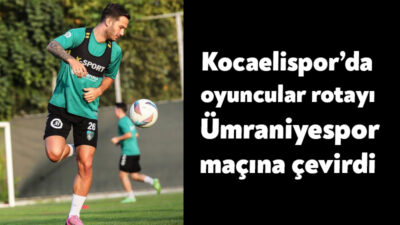 TFF 1. Lig’in 9. haftasında evinde Ümraniyespor’u ağırlayacak lider Kocaelispor