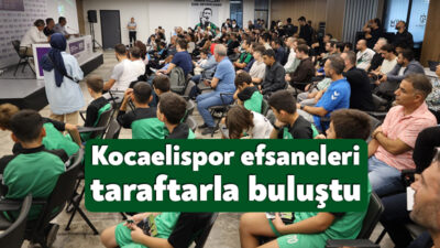 Kocaelispor’un iki efsanesi Taner Gülleri ve Kaan Dobra, 14. Kocaeli