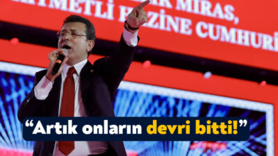 İstanbul Büyükşehir Belediye Başkanı Ekrem İmamoğlu Yenikapı’da düzenlenen Cumhuriyet Bayramı