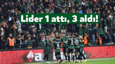 Trendyol 1.Lig'in 9. haftasında Kocaelispor, sahasında karşılaştığı Ümraniyespor'u 1-0 mağlup