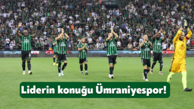Trendyol 1.Lig’in 9.haftasında lider Kocaelispor seyircisi önünde Ümraniyespor’u konuk edecek.