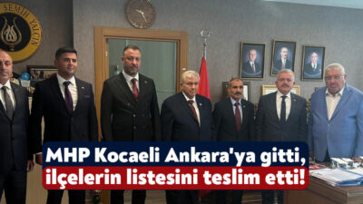 MHP Kocaeli İl Başkanı Tuncay Batı ilçe başkanlarıyla MHP Genel