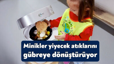 Büyükşehir’in Lokomotif Çocuk Köyündeki geleceğin minik şefleri ve çevrecileri, yiyeceklerden
