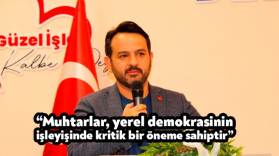 19 Ekim Muhtarlar Günü dolayısıyla düzenlenen programda konuşan CHP İzmit