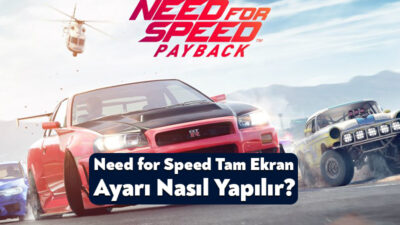 Need For Speed en sevilen araba yarış oyunlarından biridir. Electronic